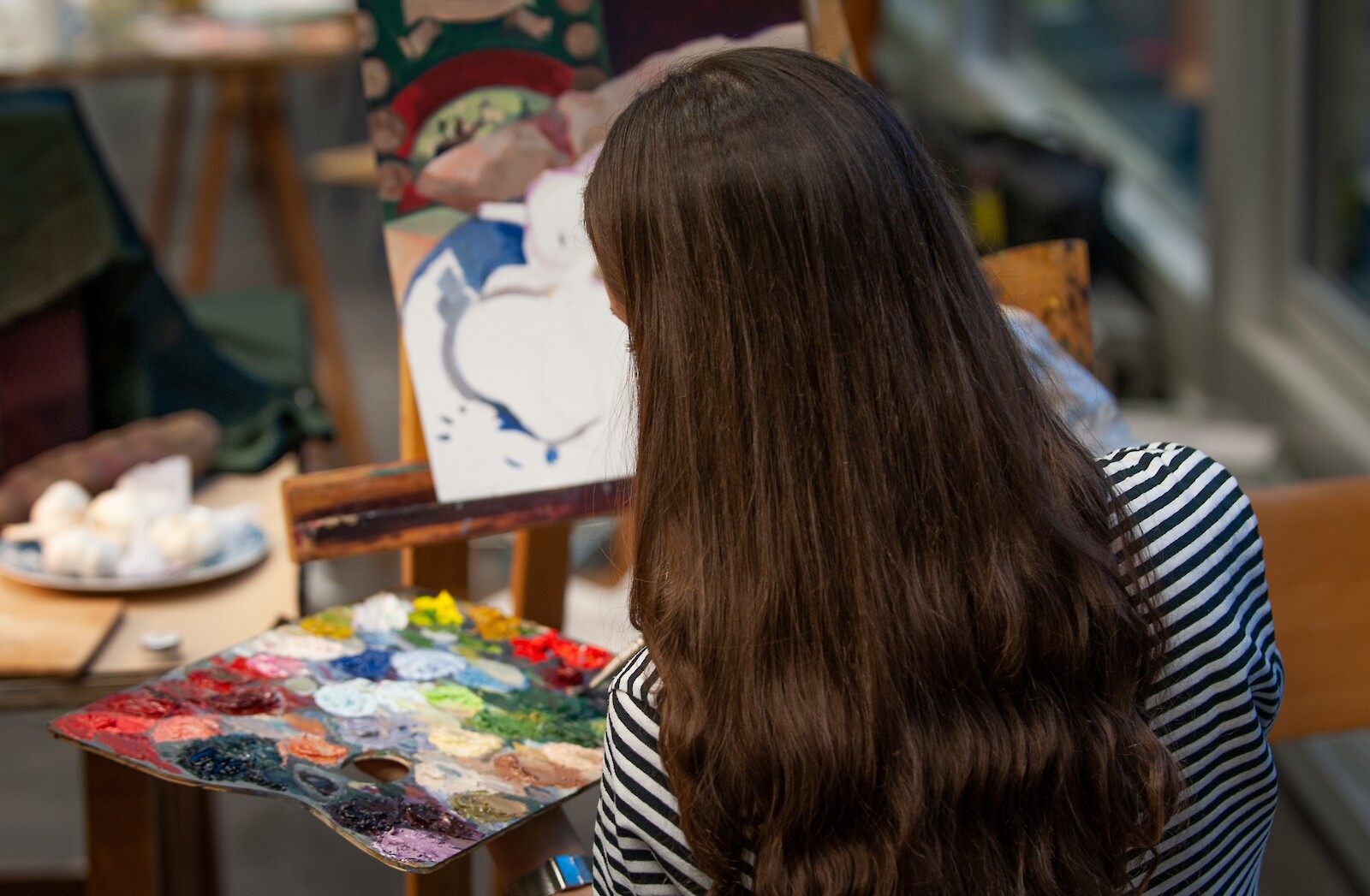 Ateliersituation, Selina Bachmann, 2019