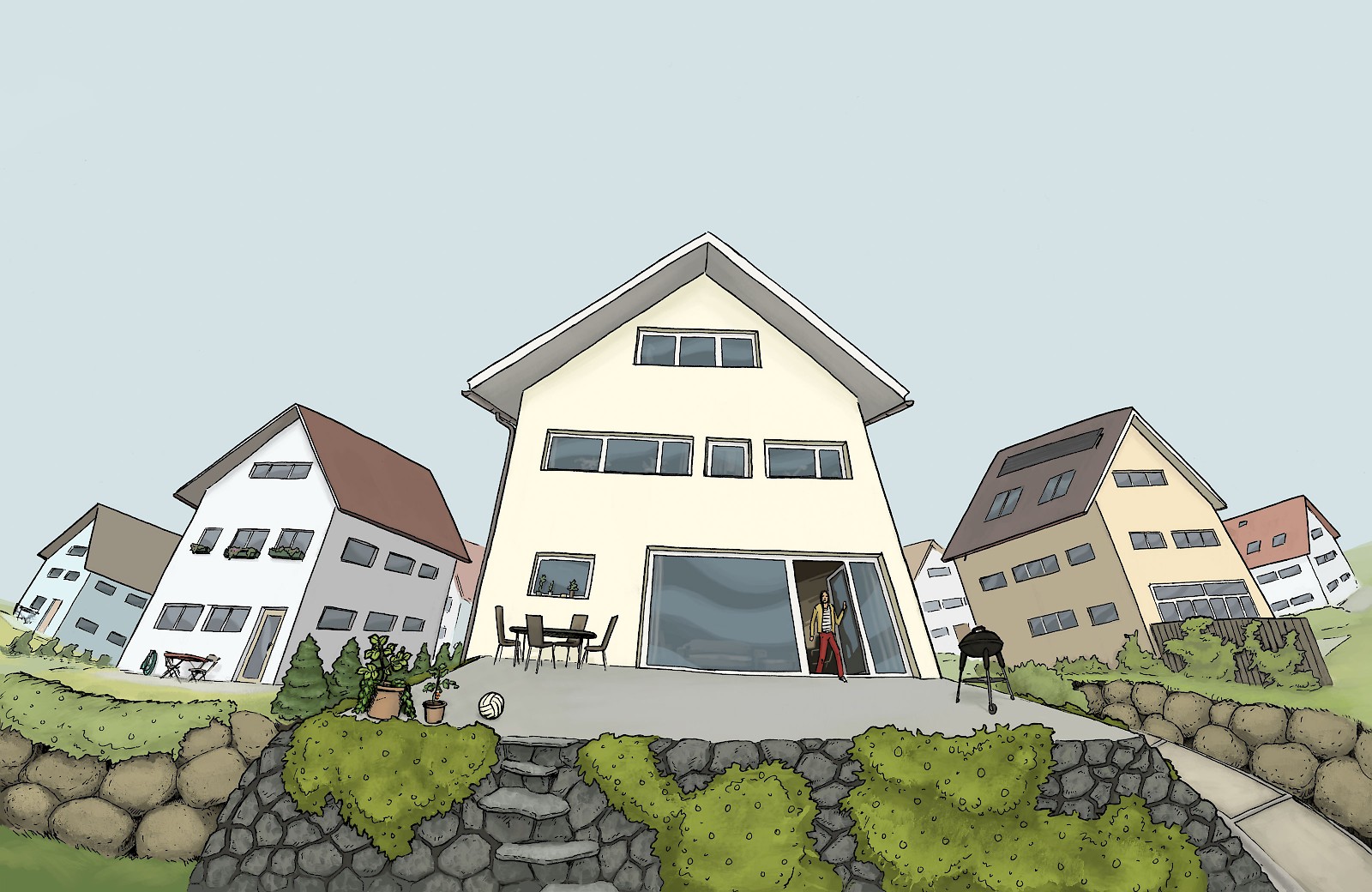 Trendszenario — «Der klare Vorteil beim Wohnen auf dem Land? Natürlich dass man sein eigenes Haus und damit seine Ruhe hat.»