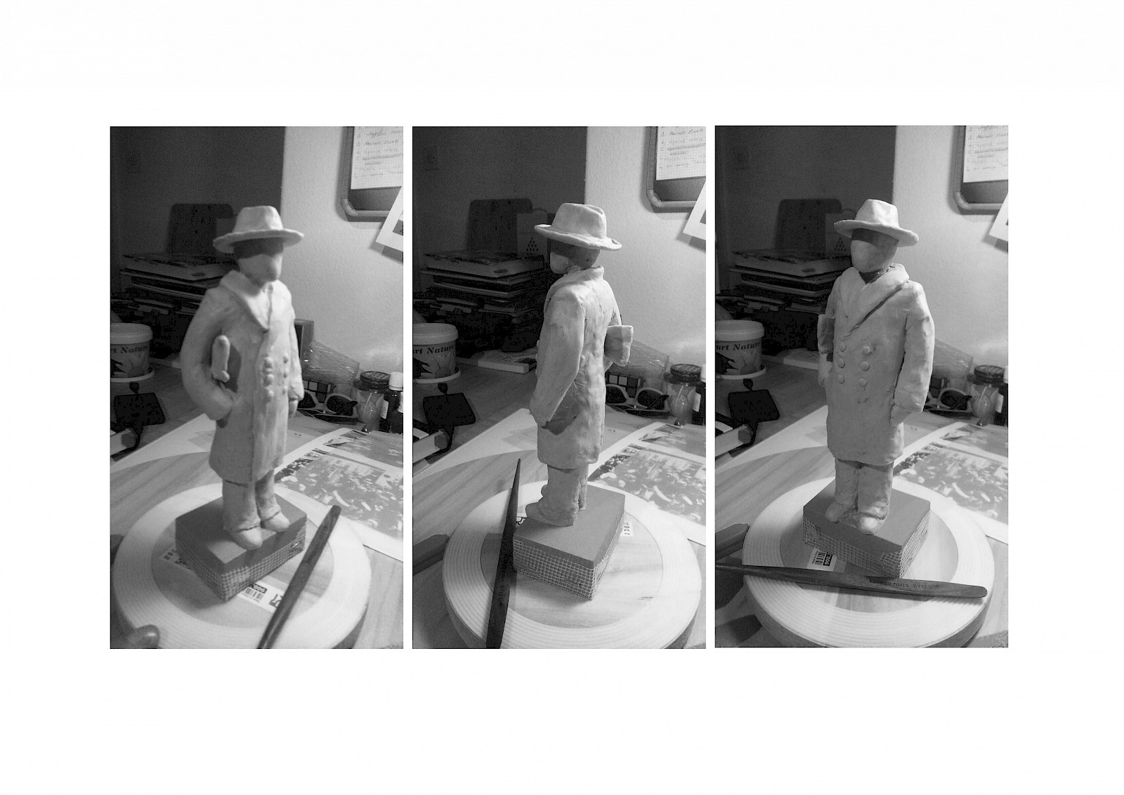 Modell aus Plastilin.