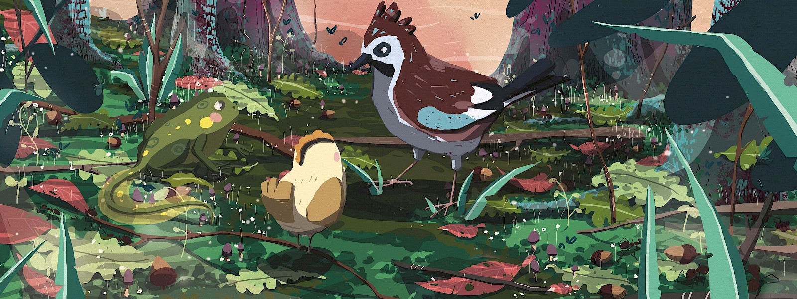 Der Häher weiss Rat für den weiteren Verlauf der Reise.