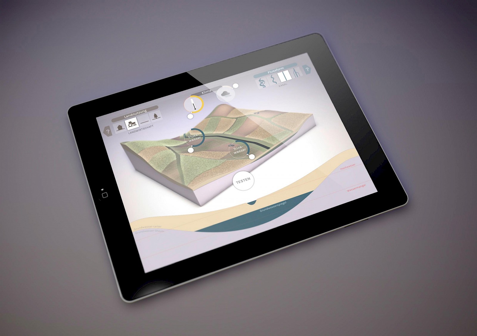 Interaktive Tablet-App