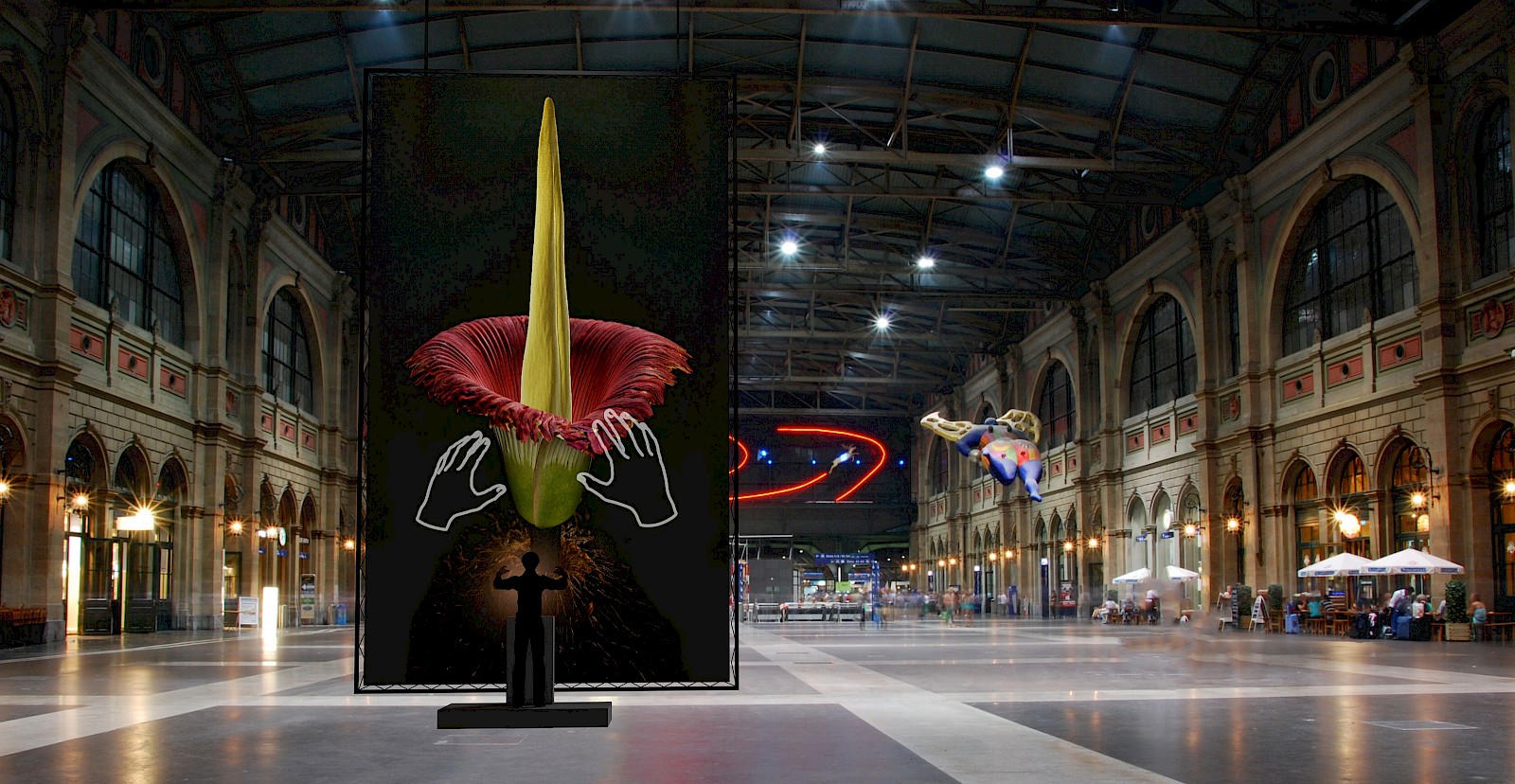 Titanwurz: Auftritt am HB Zürich am 21. November