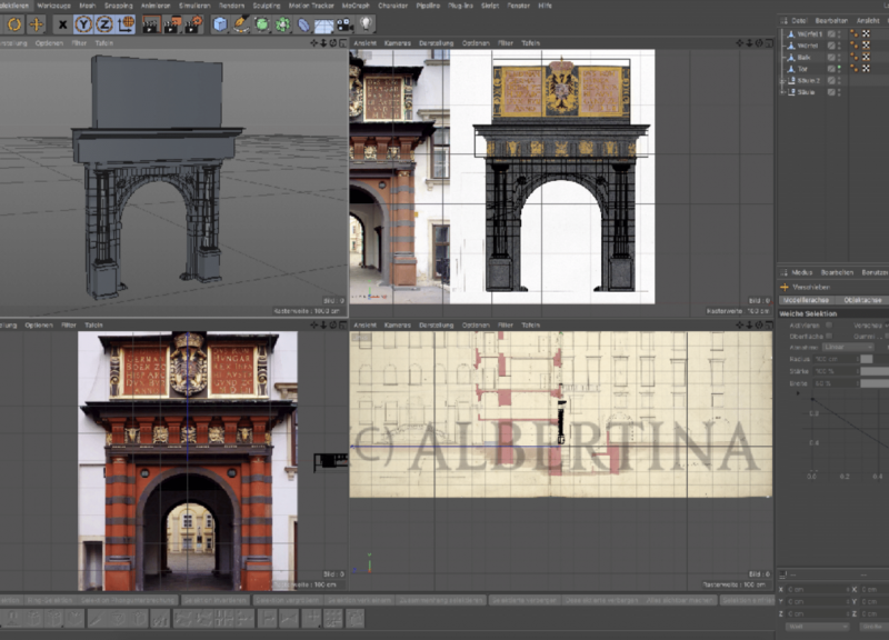 Screenshot aus dem Arbeitsprozess. Bild: Gabriela Gehrer