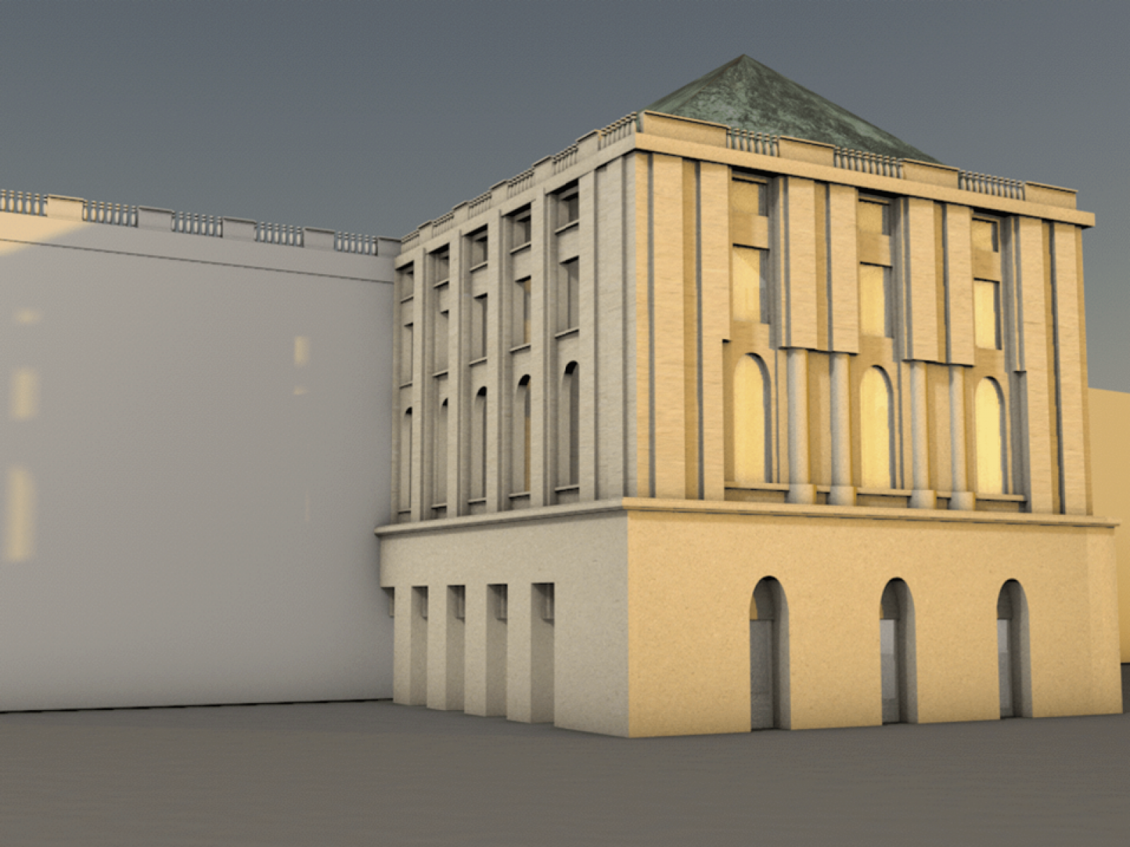 Ansicht des Zeremoniensaals der Hofburg um 1850. Bild: Smilla Berger