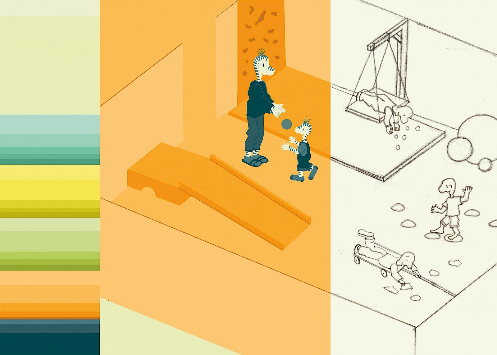 Bunter Einstieg in die Therapie