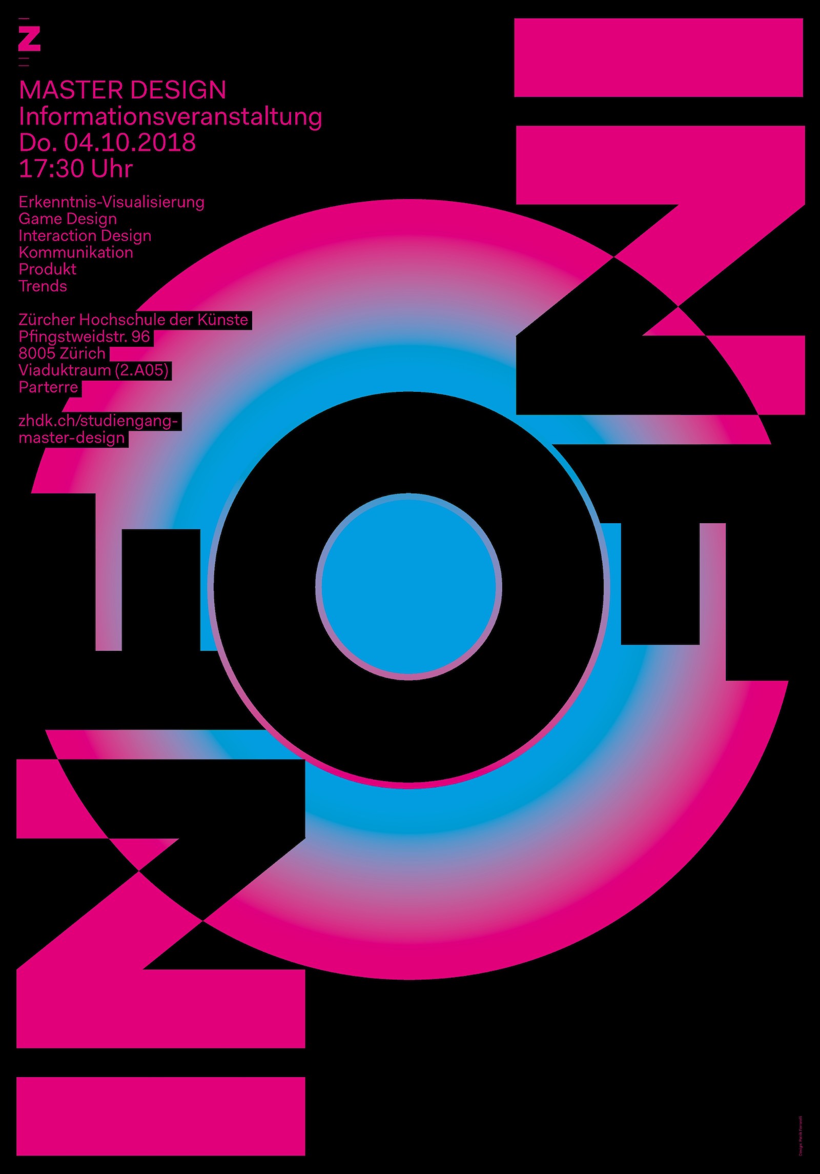 Infoveranstaltung Master Design am 4. Oktober