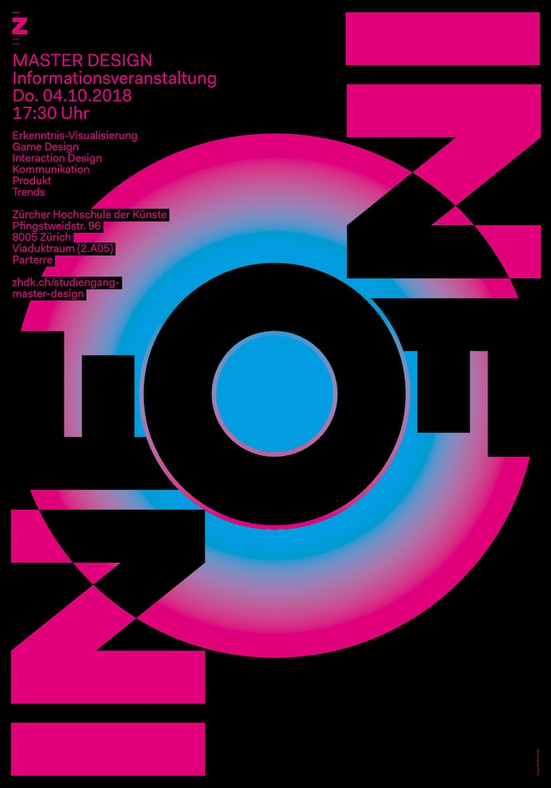 Infoveranstaltung Master Design am 4. Oktober