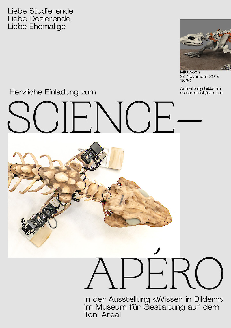 Science-Apéro im Museum für Gestaltung
