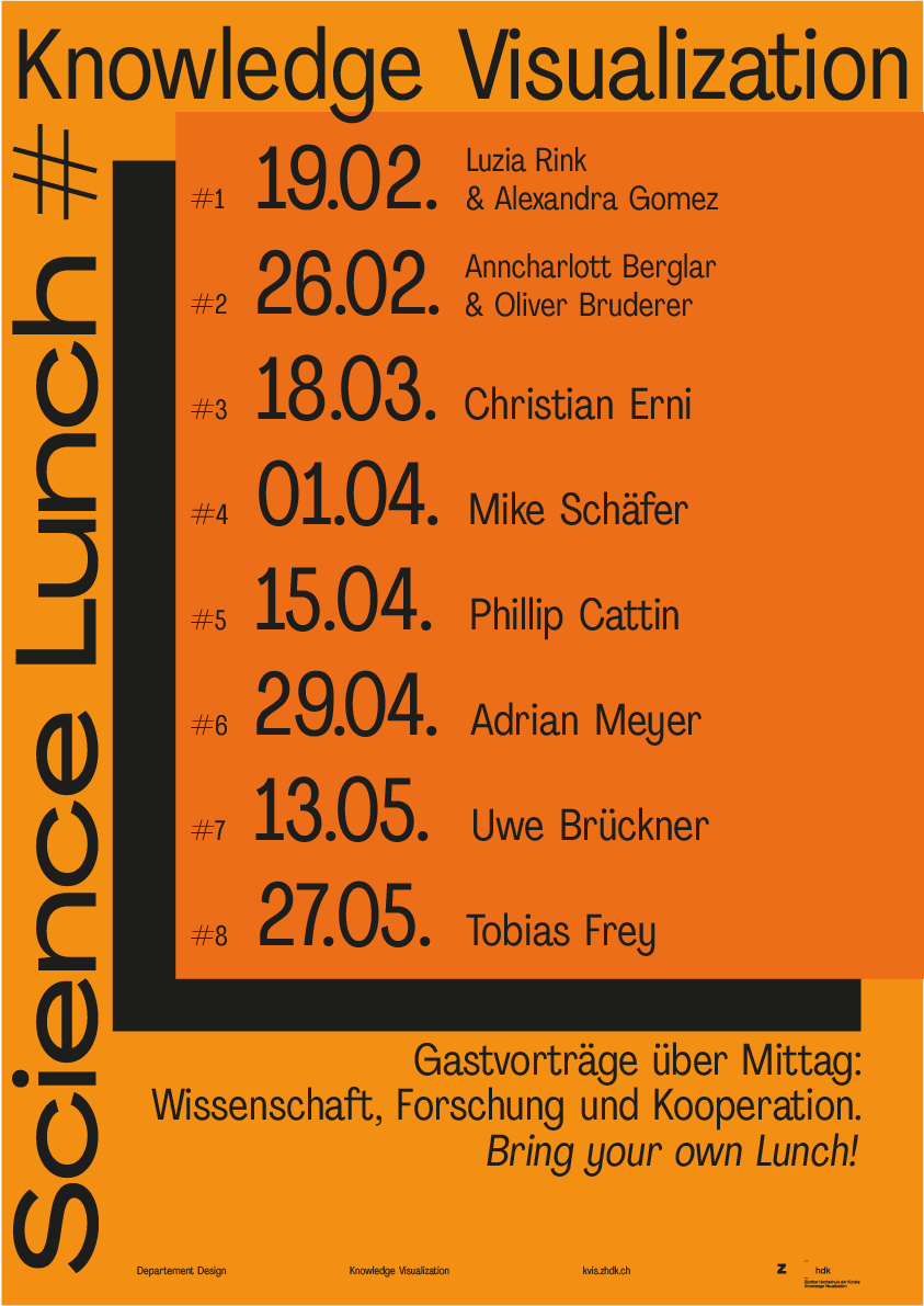 Neue Edition des Science Lunch ab 26. Februar 2020