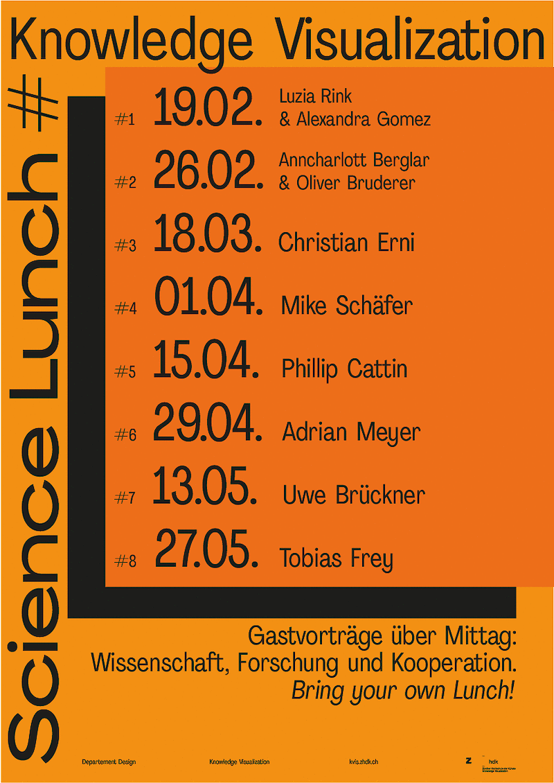 Neue Edition des Science Lunch ab 26. Februar 2020