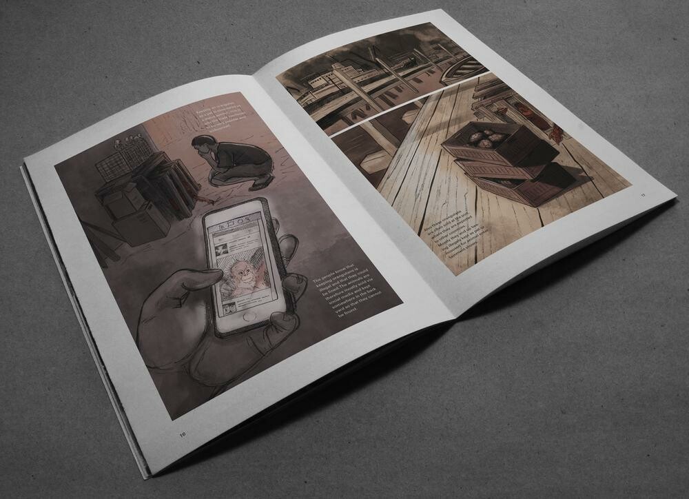 Mockup der Broschüre.