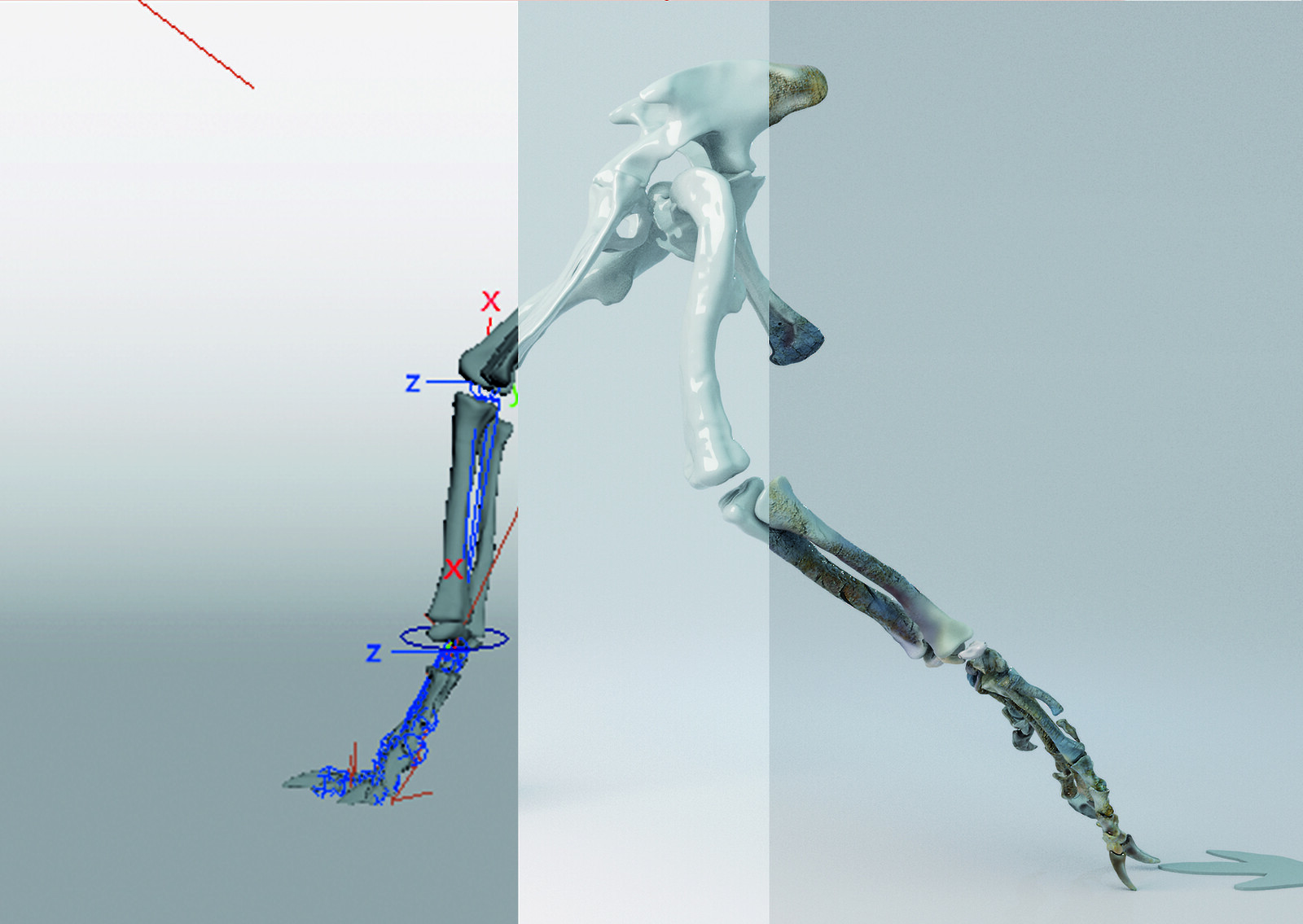 Prozessschritte in den einzelnen Programmen.