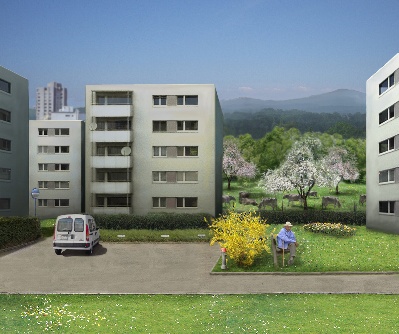 Landschaft im Siedlungsraum