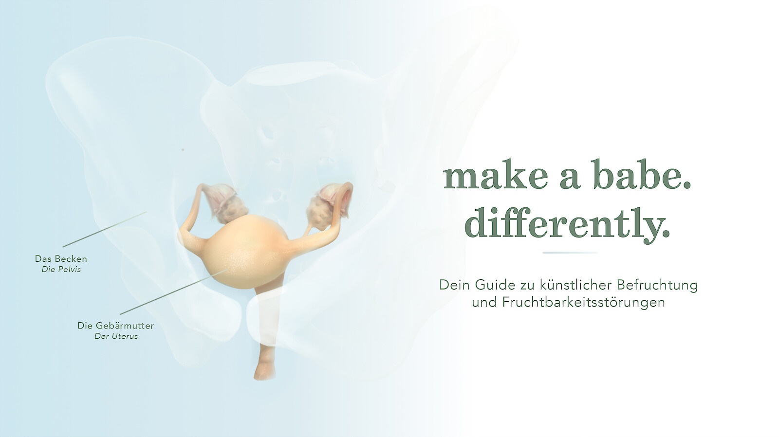 Unfruchtbarkeit hat viele Ursachen. „Make a Babe. Differently.“ hilft dabei, mehr über den eigenen Körper zu lernen.