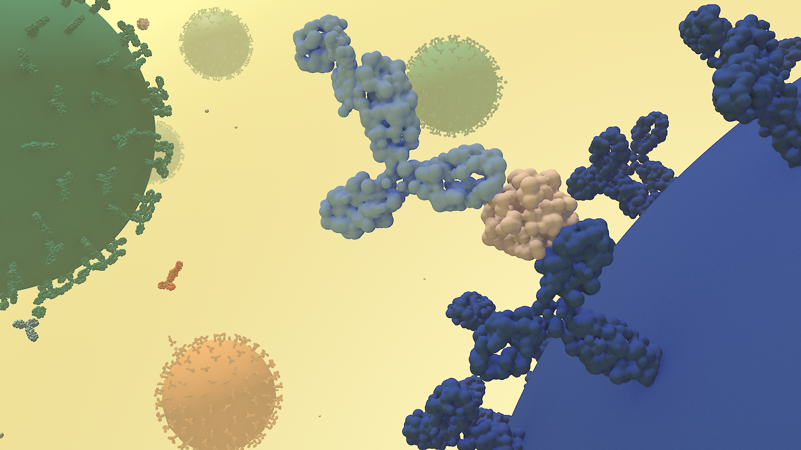 Viola Perrucci, Nano-Ansicht von PROBAN: «Bei der Farbwahl war es mir vor allem wichtig, einerseits die Elemente im Vordergrund vom Hintergrund abzuheben, und andererseits die verschiedenen Beads farbig voneinander zu unterscheiden.»