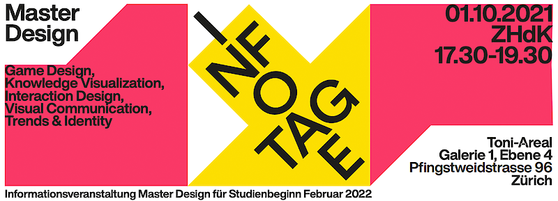 Infotag MA Design am 1. Oktober