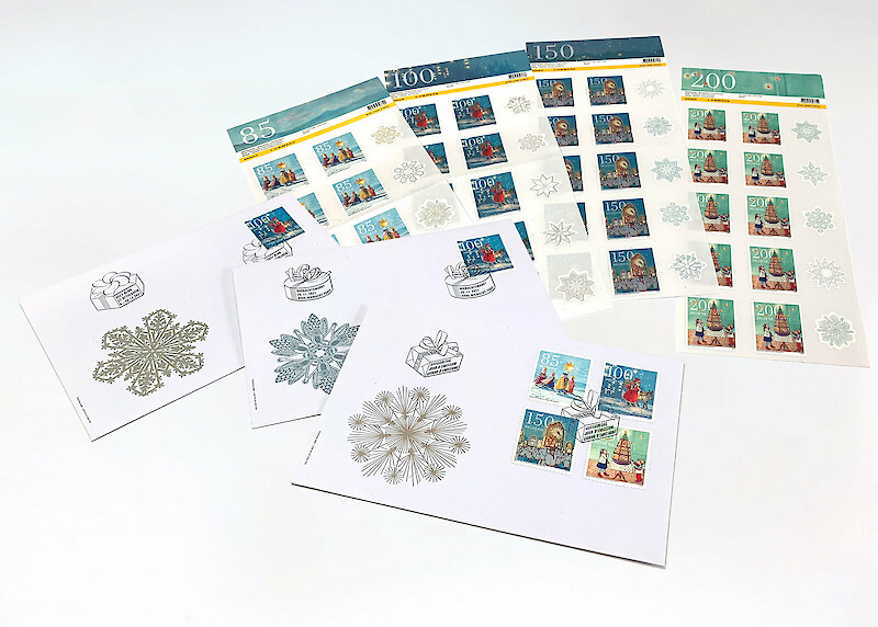 FDC-Motive und Markenstickers