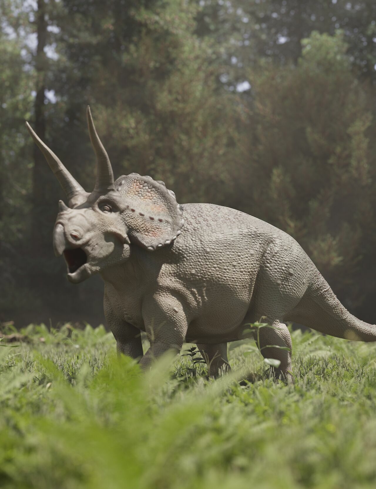 Eine 65 Millionen Jahre alte Tragödie. Mithilfe einer 3D-Animation werden Zuschauer:innen in den Rekonstruktionsprozess miteinbezogen und können an den Spekulationen über die Geschehnisse einer längst vergangenen Tragödie teilnehmen. «Tales of Bones» Joël Borter, 2024.