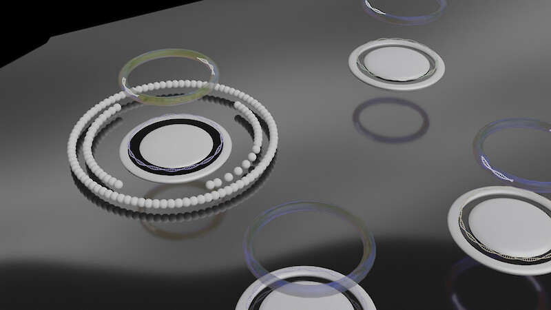 Metagenome sequencing and analysis: Bildausschnitt der 3D-Animation.