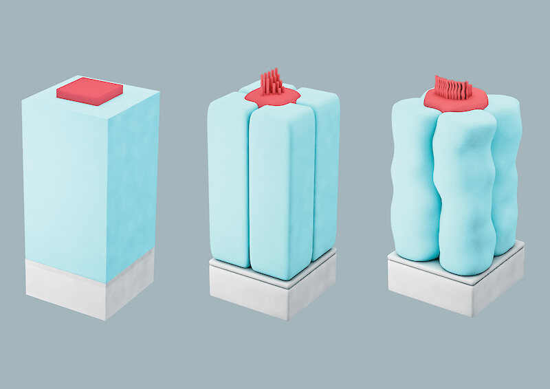 Different level of abstraction. By playing with the abstraction parameter, the image can be perceived differently and therefore it can communicate something different.