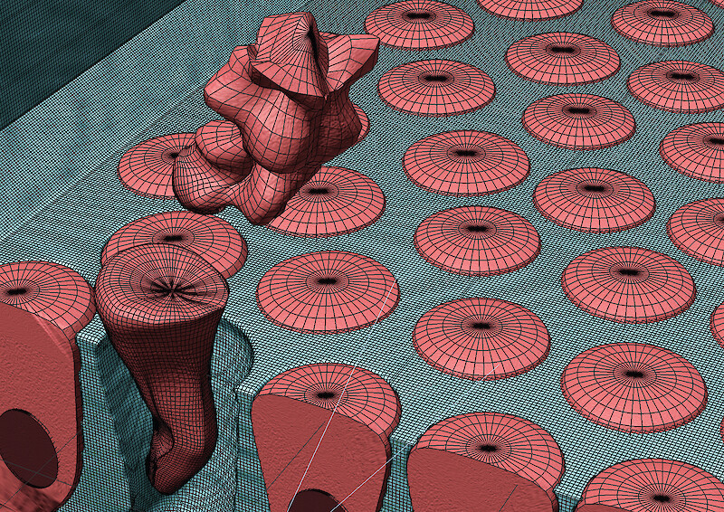 Using models to simulate the reality. Three-dimensional models can be used for understanding complex elements. The latter can also be used to simulate reality, becoming a reference for the illustrative part.