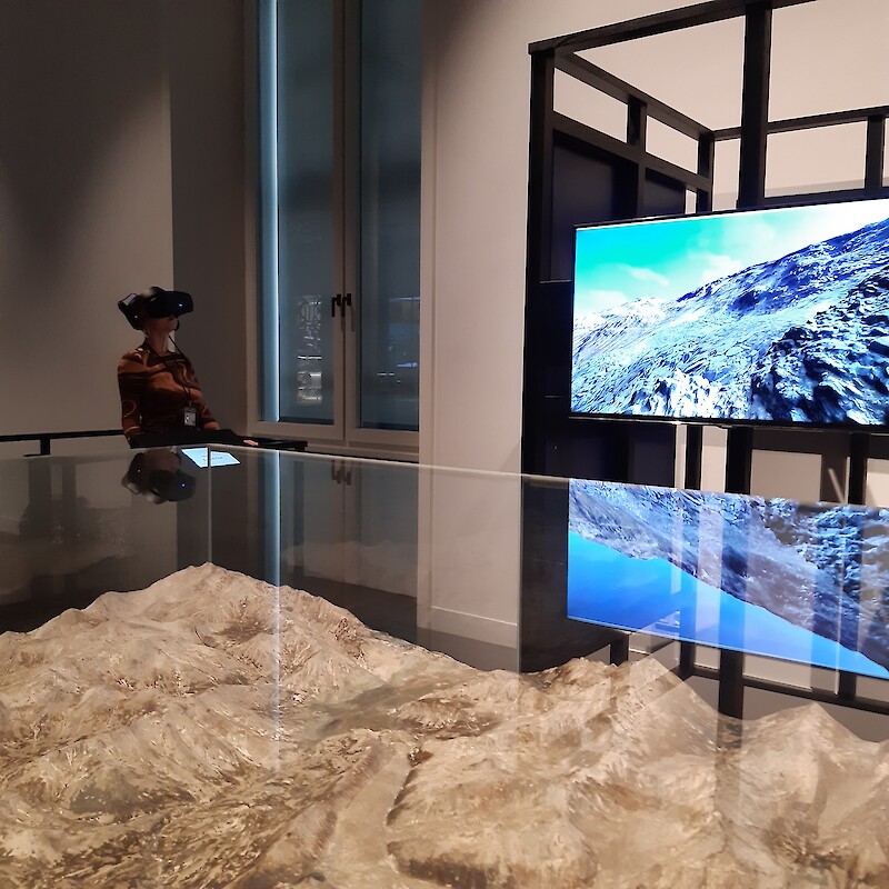 Der Virtuelle Gletscher trifft auf 200 Jahre altes Alpen-Relief