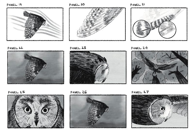Ein Storyboard wird benötigt um Ideen zu visualisieren. Die Bilder helfen bei einer präzisen Planung der Einzelne Szenen.