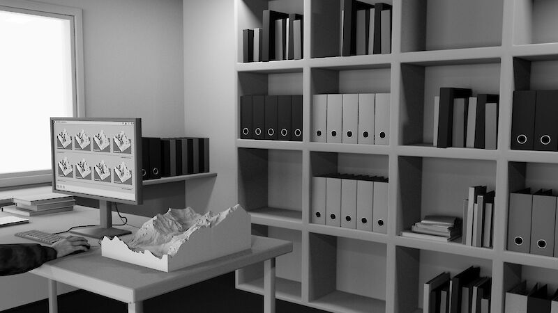 Büro SLF. Wissenschaftler:innen untersuchen Gefahrenszenarien für Kandersteg.