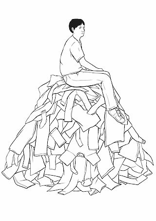 Illustration zum Ziel für nachhaltige Entwicklung Nummer 12: Verantwortungsvoller Konsum und Produktion.