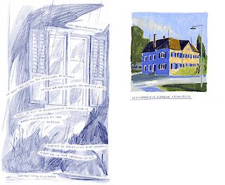 Zwischen den Zeilen. Eine Gegenüberstellung aus dem Prozess. Ein Brief aus dem Heim, das Heim von Aussen.