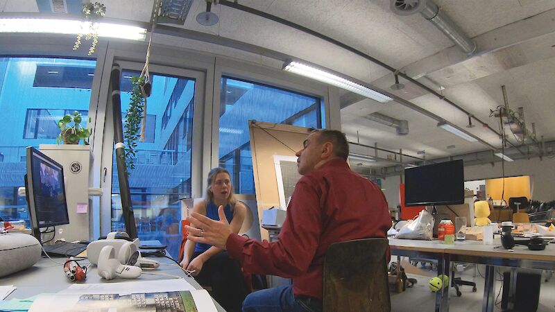 During a discussion with Roland Gruber after testing the first low-fidelity version.