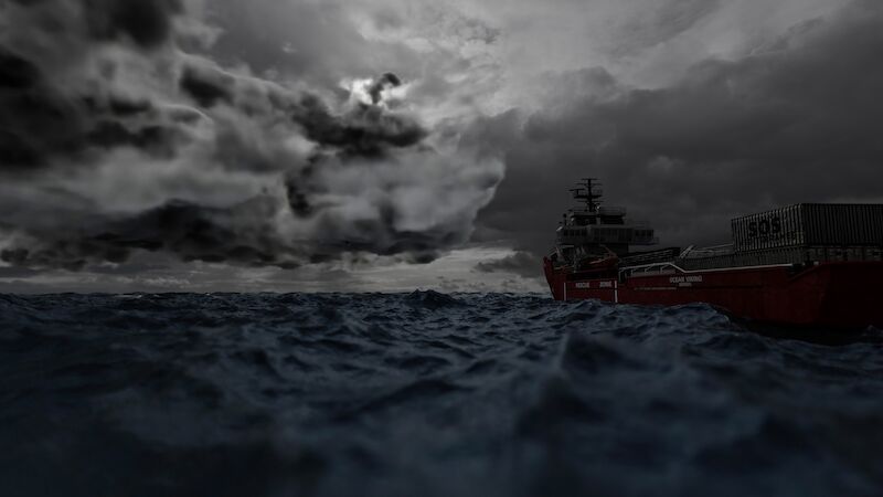 Ein Sturm zieht auf und ein weiteres Boot ist in Gefahr.