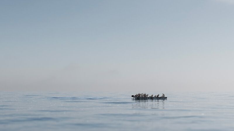 Ein Boot, das nicht für die Überquerung eines Meeres geeignet ist.