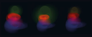 Eine Auseinandersetzung mit Form und Farbe in After Effects, um die drei Faktoren Sauerstoffmangel, Versauerungsextreme und Hitzewelle zu visualisieren.