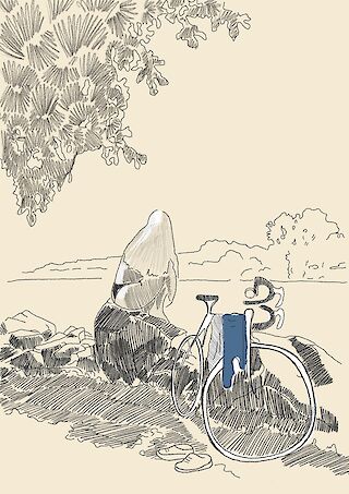 Das Velo hält nicht nur in Bewegung sondern bringt dich als Belohnung direkt an die verdiente Abkühlung.