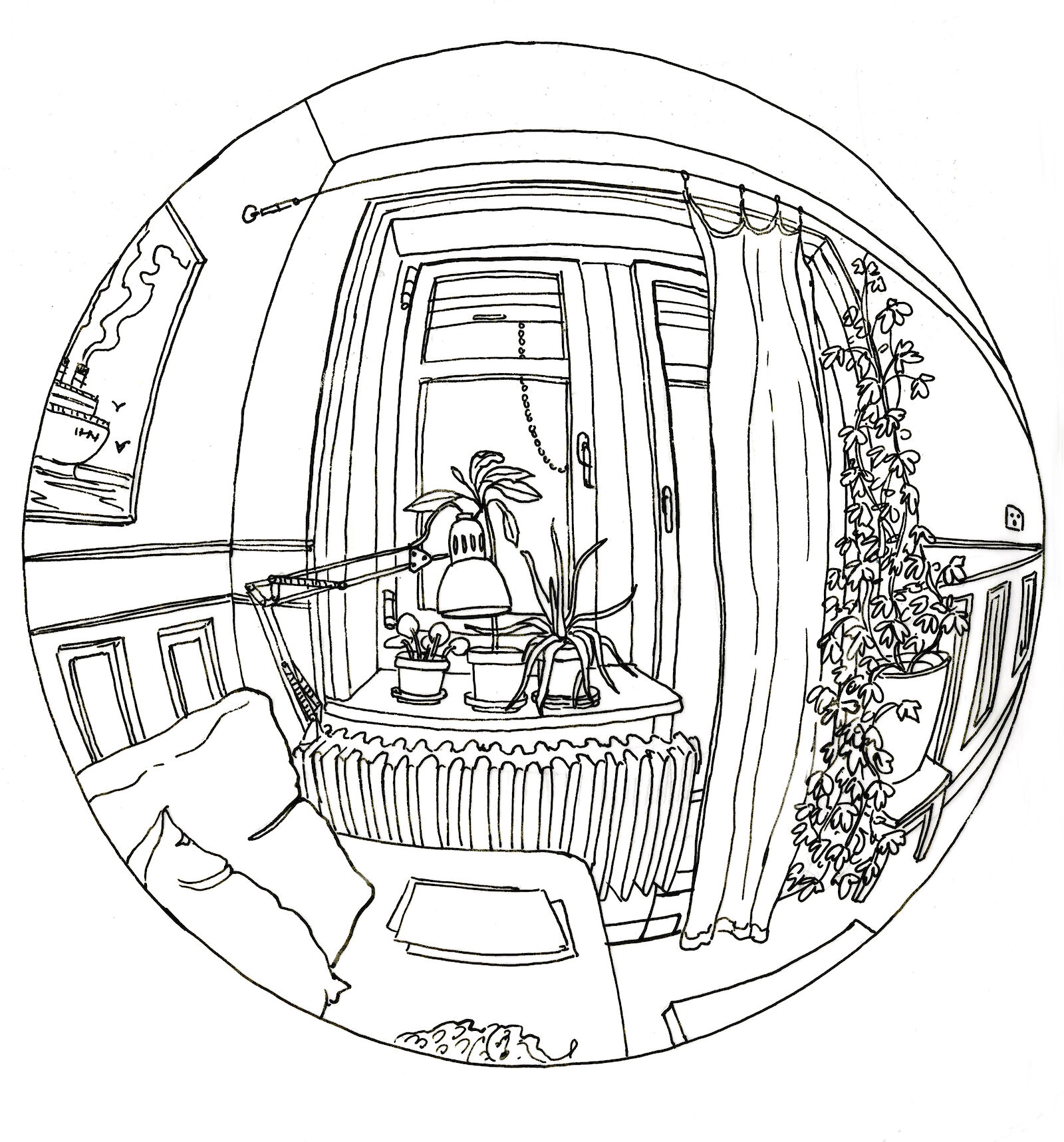 Alexandra Kaufmann, Kugelansicht, 2020