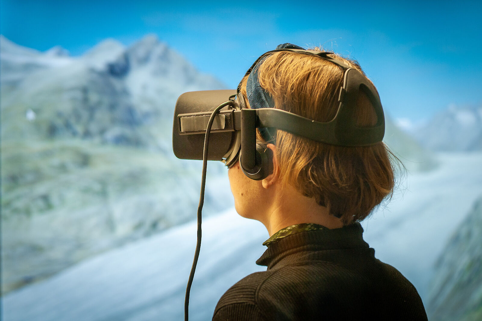 Wir werden am Event auch unsere VR-Glacier-Experience «Expedition 2 Grad» zeigen.
