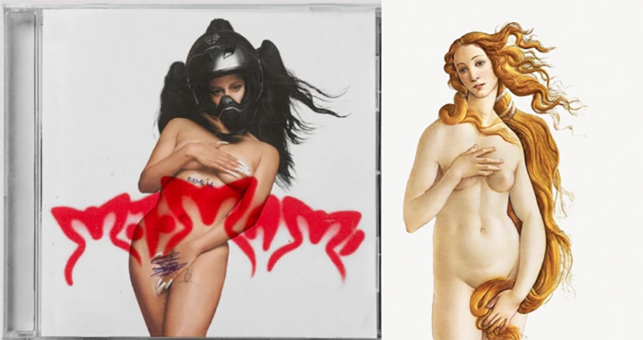 Motomamim Rosalia (2022), Botticelli, Geburt der Venus (1490) Forschungstagebuch Visual Literacy 2025, Ciriaco Limongelli