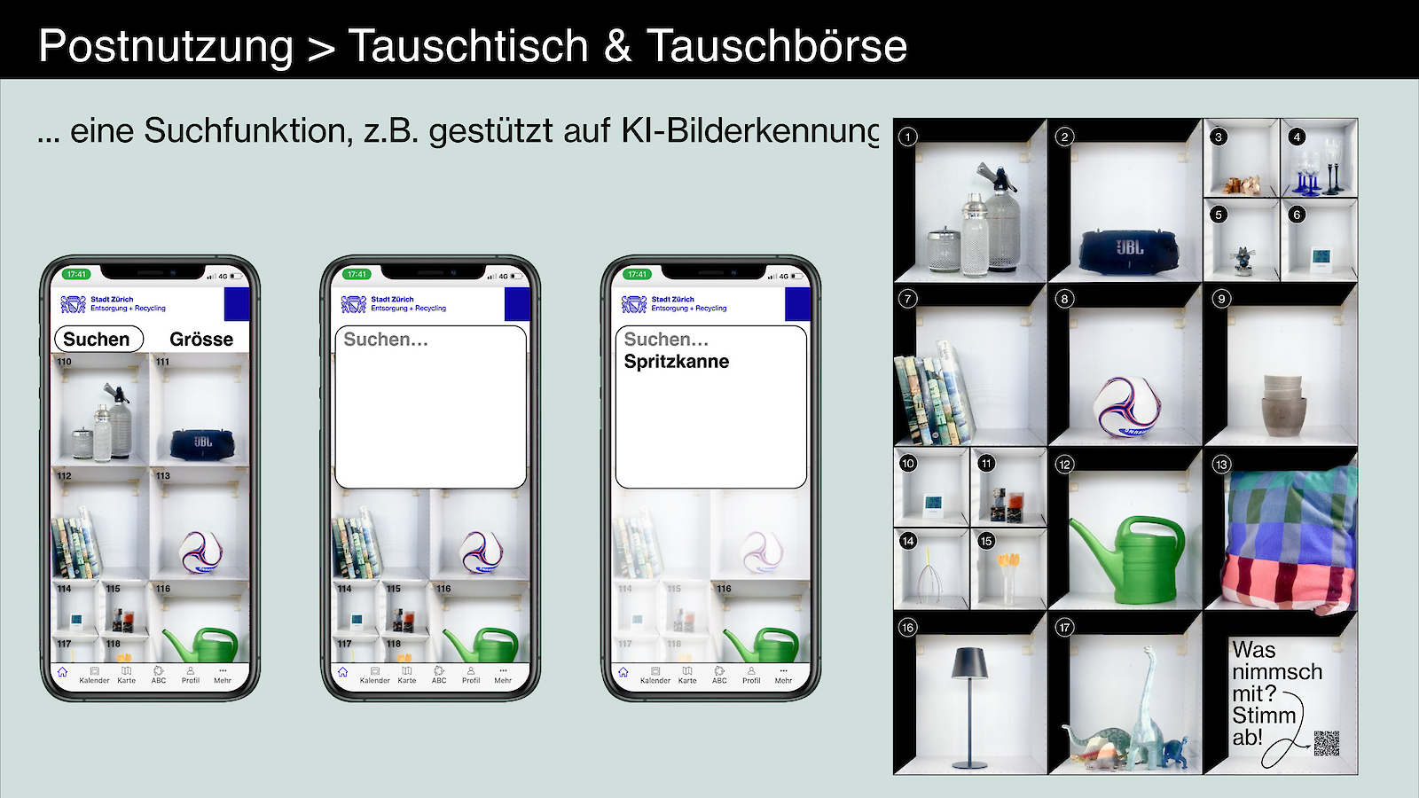 Entwürfe aus dem Studierendenprojekt von Nevin Götschmann