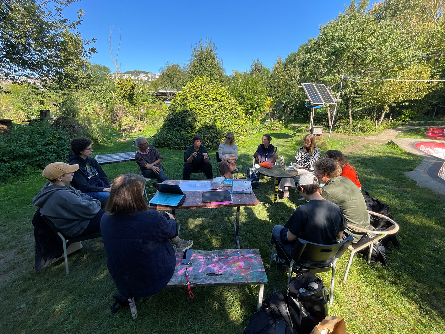 KickOff in der Stadionbrache im Herbst 2024