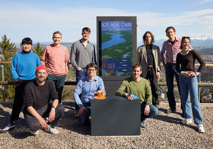 das Team der IceAgeCam – von UZH, ZHdK & UNIL 2024