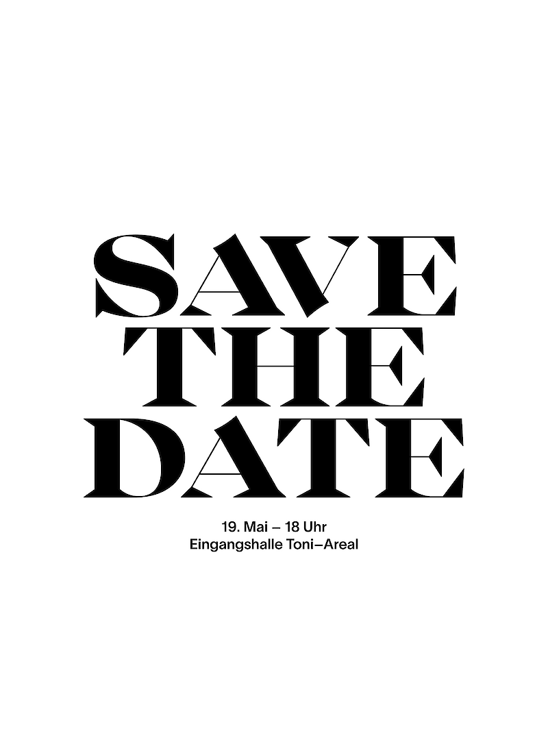 SAVE THE DATE Vernissage – 19. Mai 2026