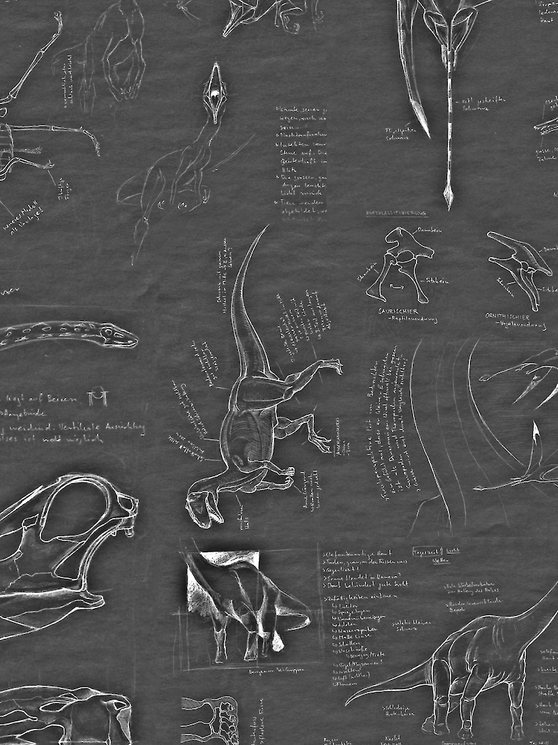 Skizzen aus der Arbeit – Formen und Anatomie.